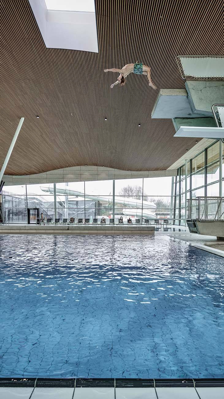 Freizeitbad Stegermatt Offenburg, Sprungbecken, 5Meter, 3Meter 1er Sprungbrett